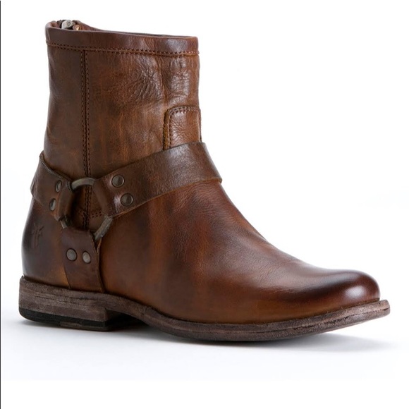 Frye Shoes - Frye Phillip Harness Light Brown Size 7.5